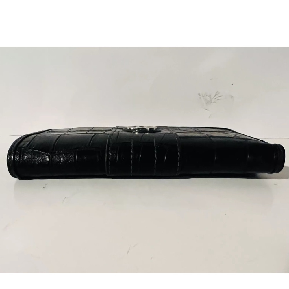 Relic By Fossil Bifold Black Embossed Vegan Leath… - image 7